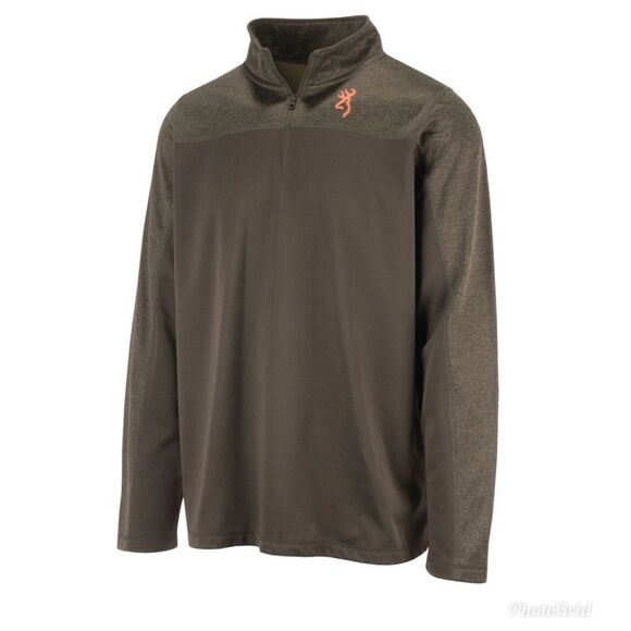 Browning Men's Milo 1/4 Zip Fleece Pullover Shirt - Picture 1 of 8